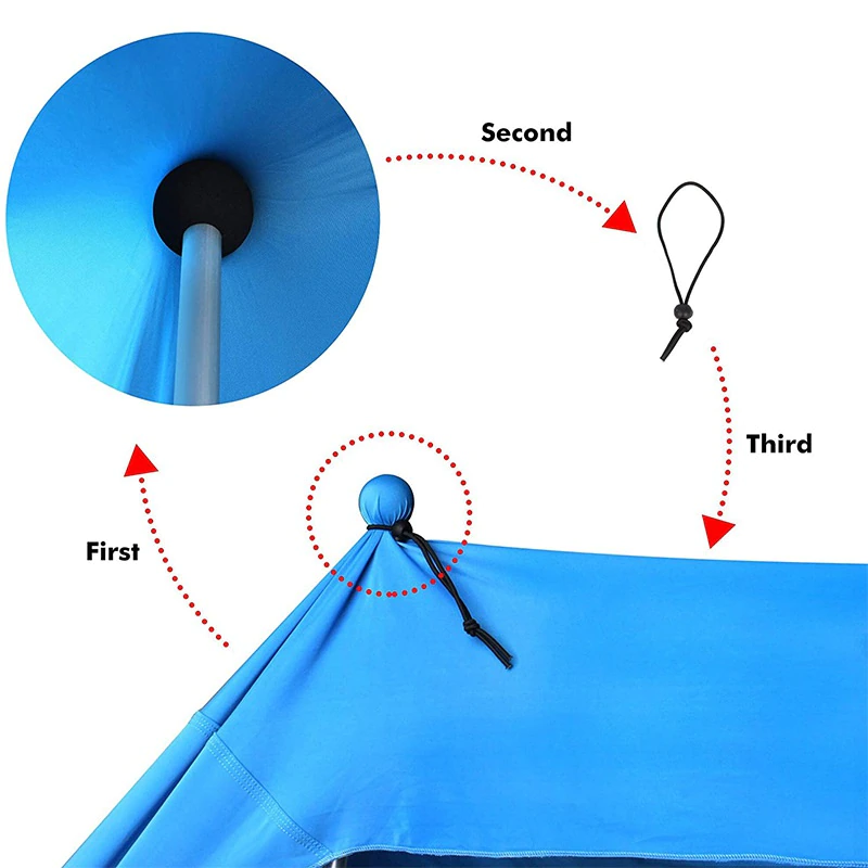 Cheap Goat Tents Family Beach Tent Sunshade Outdoor Windproof UV Protection Sun Shelter Camping Hiking Fishing Picnic Tent Sun proof Lycra Fabric   